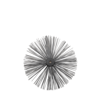 Brosse Coating Noire Carbon - Haute Résistance